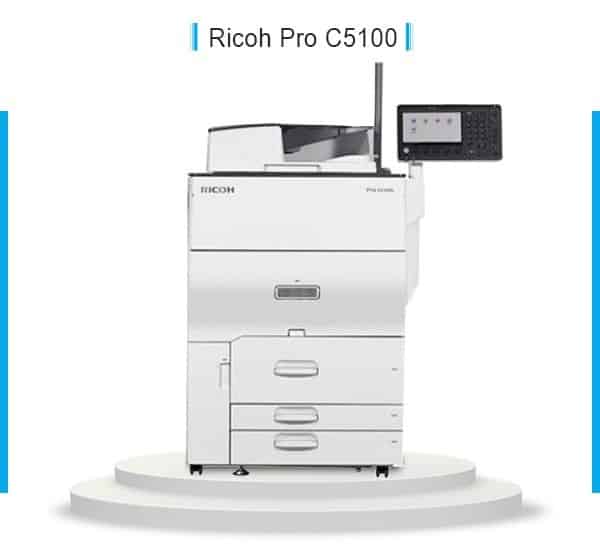 Ricoh Pro C5100 ماكينة طباعة ديجيتال الوان استيراد استعمال الخارج